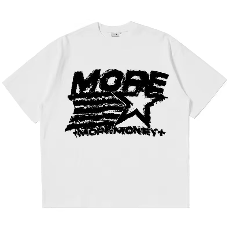 "Comfortable, loose-fit vintage graphic t-shirt featuring bold, retro-inspired artwork, perfect for a laid-back, stylish look with a touch of nostalgia."
