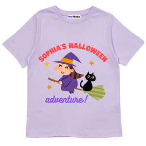 Halloween adventure, 100% cotton, customisable t-shirt