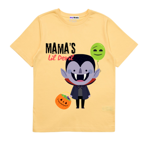 Halloween, Mama's lil devil' Customisable T-shirt for kids, 100% cotton