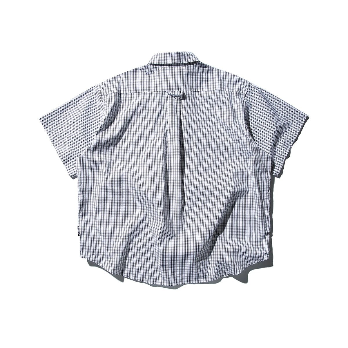 Monochrome Checkered Loose Fit Half Shirt – ShopWonka Monochrome Checkered Loose Fit Half Shirt – ShopWonka