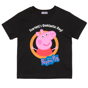 Peppa Pig Oinkastic Day - Customisable Kids T-shirt, 100% cotton
