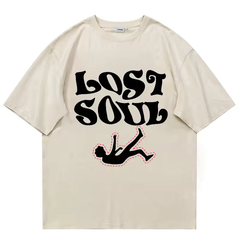 LOST SOUL - Graphic Loose Fit T-shirt