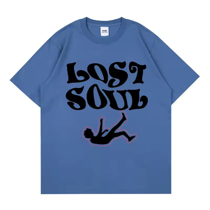 LOST SOUL - Graphic Loose Fit T-shirt