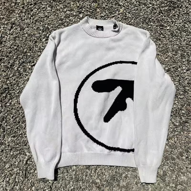 Aphex Twin - Knit Oversized Vintage Sweater