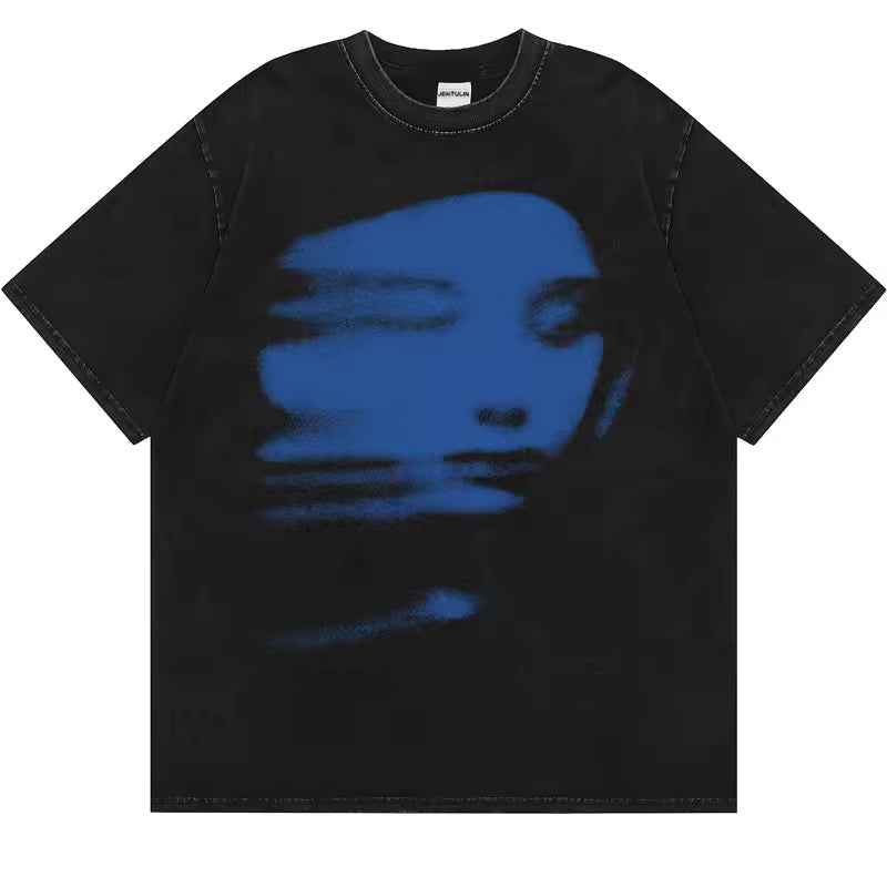 Washed Oversized Graphic T-shirt