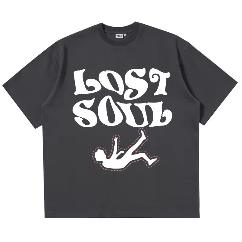 LOST SOUL - Graphic Loose Fit T-shirt