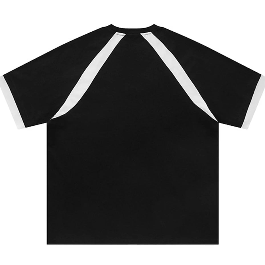 ENFOCAR - Shoulder Patch Loose Fit T-shirt