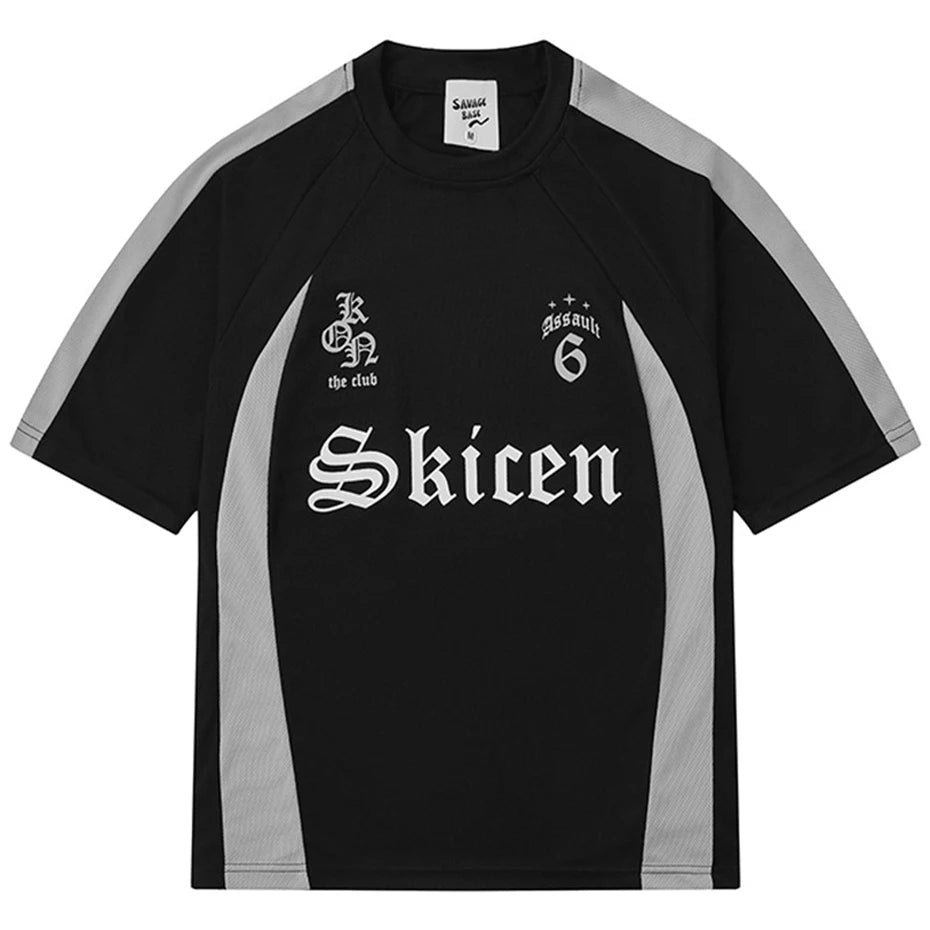 SKICEN 6 - Retro Jersey Tee, jersey tshirt, retro tshirt