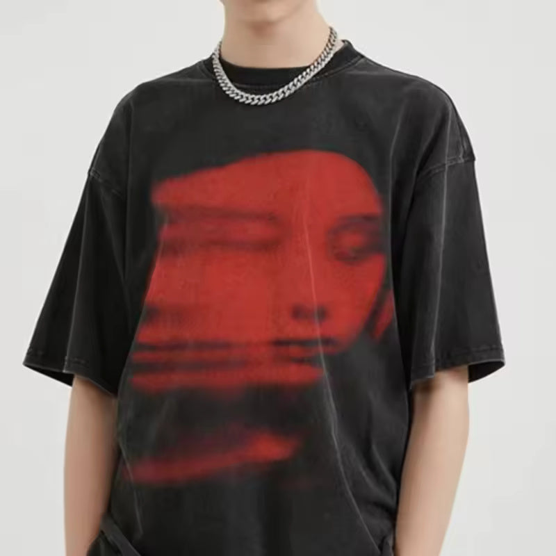 Washed Oversized Graphic T-shirt