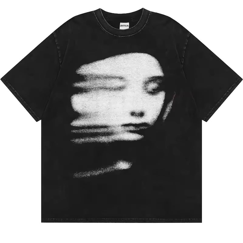 Washed Oversized Graphic T-shirt