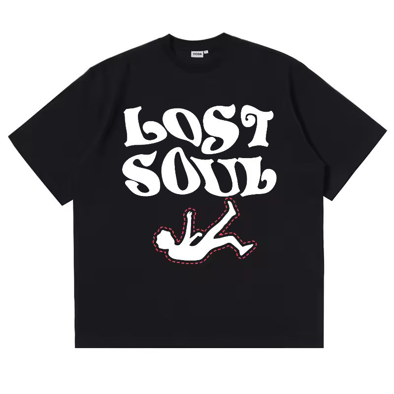 LOST SOUL - Graphic Loose Fit T-shirt