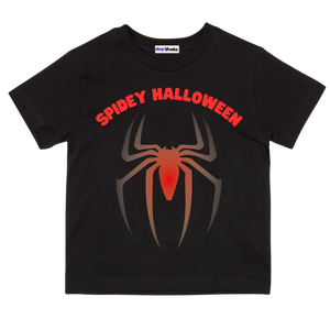 Halloween T-shirt, Spidey, 100% cotton, Spooky, Customisable kids T-shirt