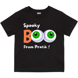 Spooky boo, customisable t-shirt, 100% cotton, Halloween kids t-shirt