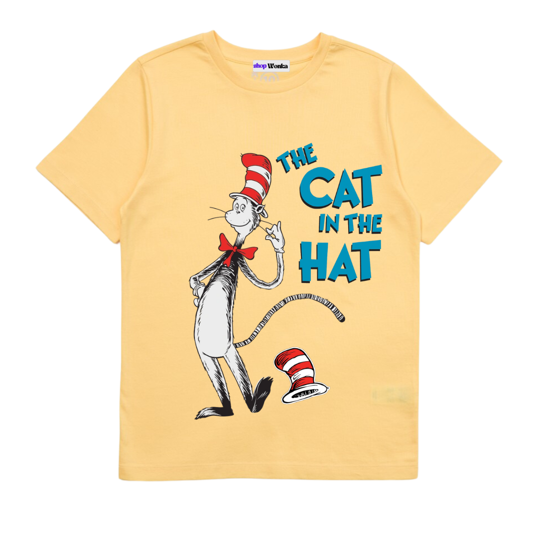 The Cat in The Hat, Customisable T-shirt, 100% cotton, kids t-shirt