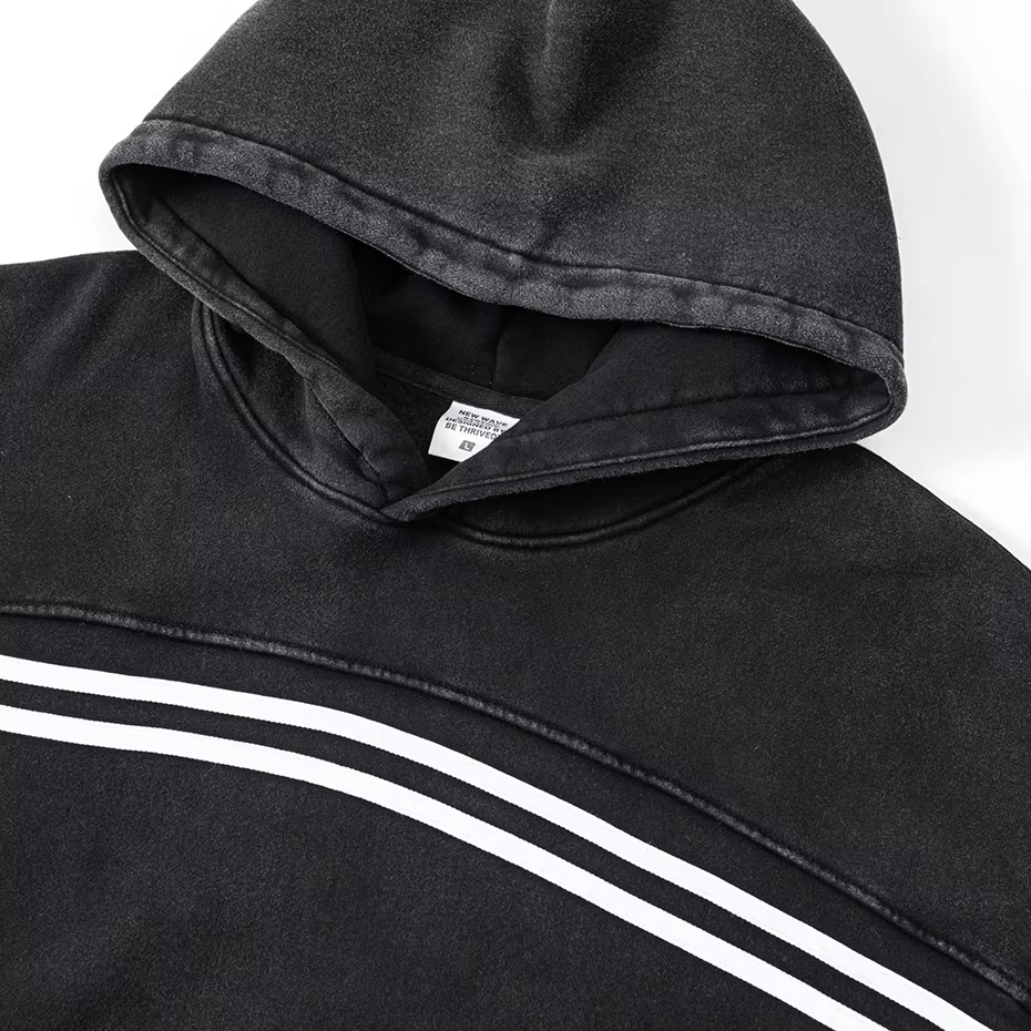 Men's Vintage Washed Loose Fit Hoodie