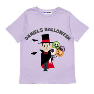 Daniel's Halloween T-shirt, 100% cotton, Customisable kids T-shirt